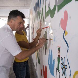 Gyártelepi aluljáró közösségi kifestése 006