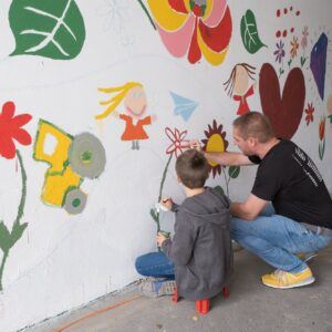 Gyártelepi aluljáró közösségi kifestése 010